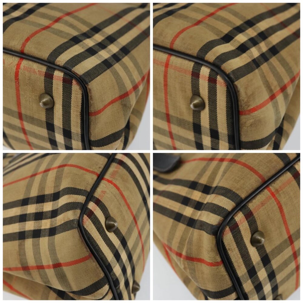Burberrys Nova Check Tote Bag Canvas Beige Auth bs29130 - Picture 16 of 16